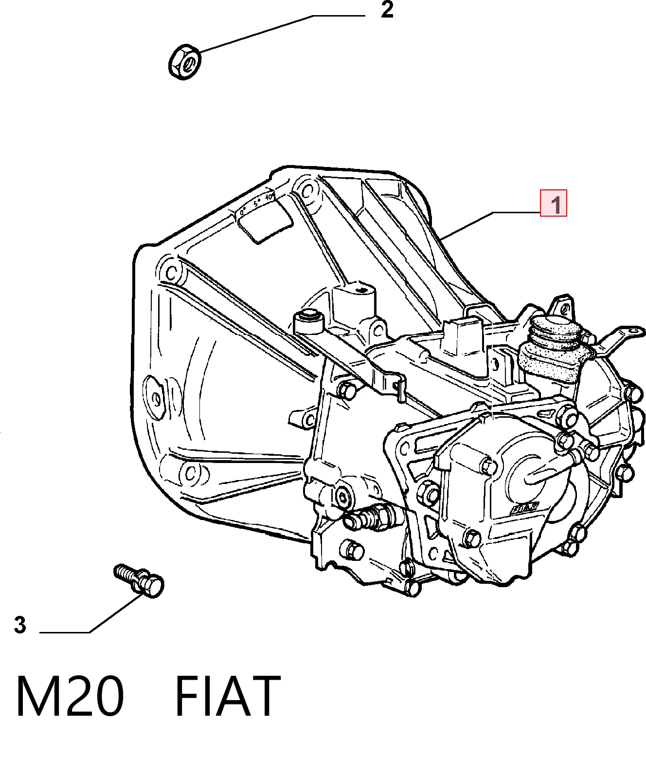 M20 Fiat/Alfa/Lancia МКПП