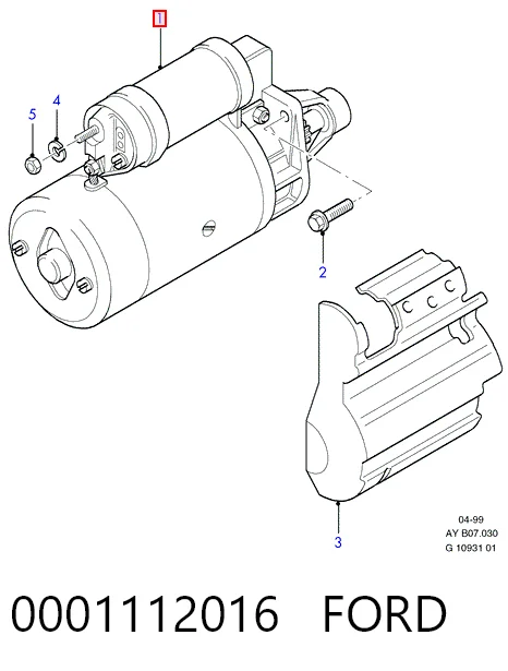 Стартер Ford Sierra II хетчбек (GBC,GBG) (1987 - 1993) ціна, від 39.64 USD
