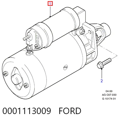 Купити Стартер Ford Sierra II GBC,GBG