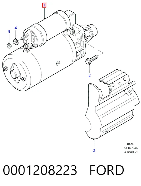  Стартер Ford Sierra 2