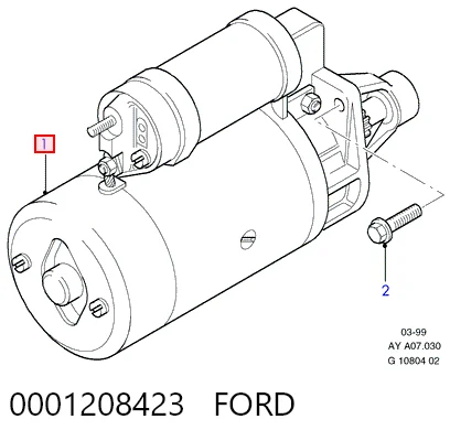Купити Стартер Ford Fiesta Mk2 FBD