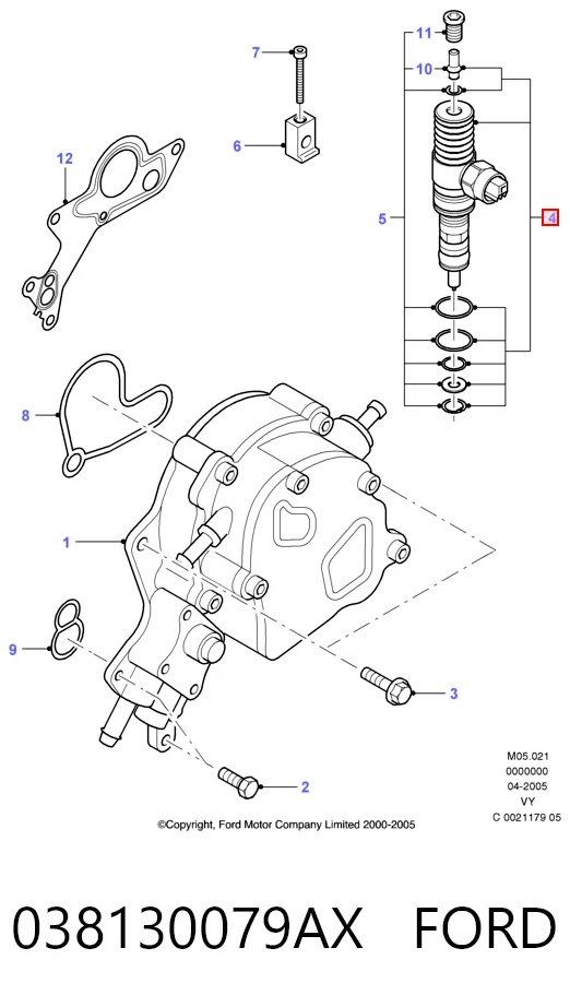 Купити Паливні форсунки Ford Galaxy I VY WGR