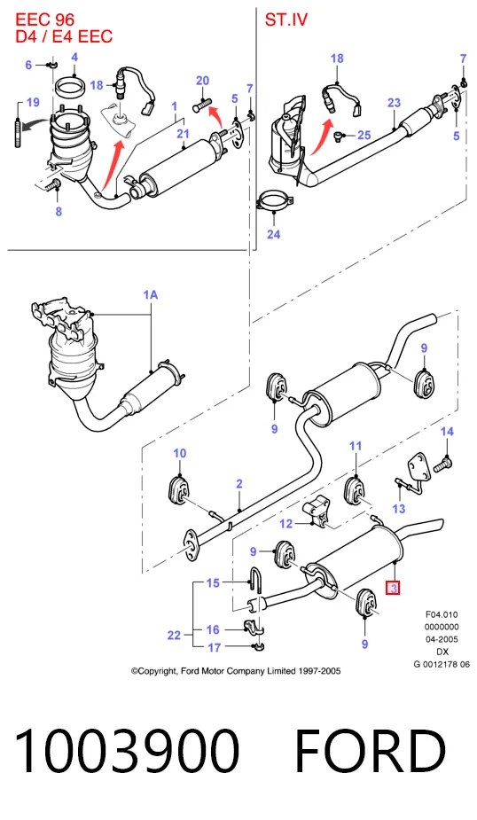 Вихлопна труба Mazda 1E0740500 ціна, від 58.92 USD