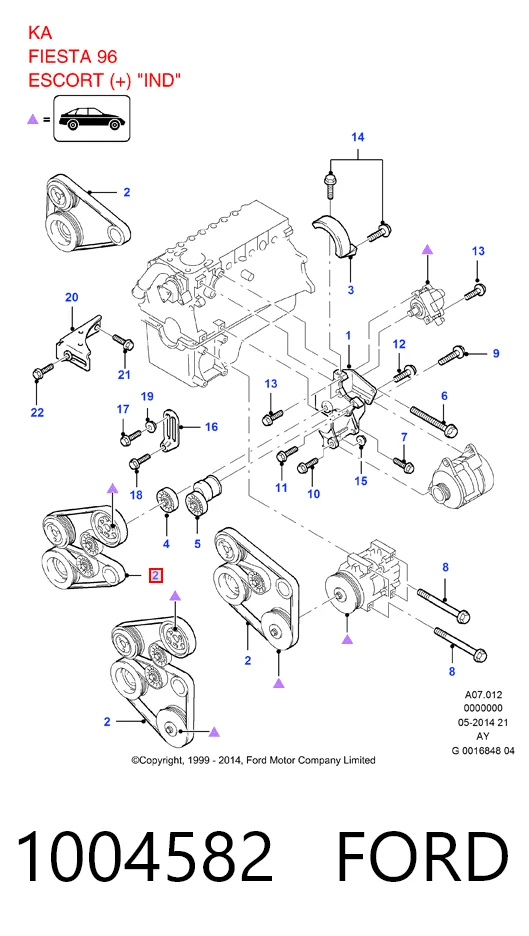 93193996 Peugeot/Citroen Поліклиновий ремінь