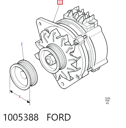 Генератор AS/Auto Storm CA563IR ціна, від 28.03 USD