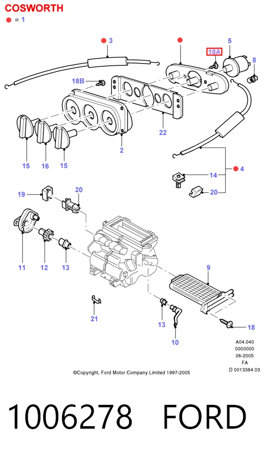 Переднє праве крило Ford Escort VII