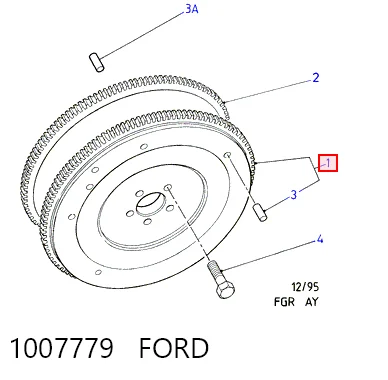 1007779 Ford Демпферний маховик