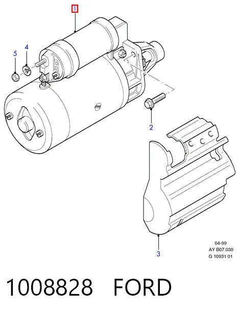 Стартер Ford Escort VII хетчбек (GAL, AAL, ABL) (1995 - 1998) ціна, від 68.97 USD