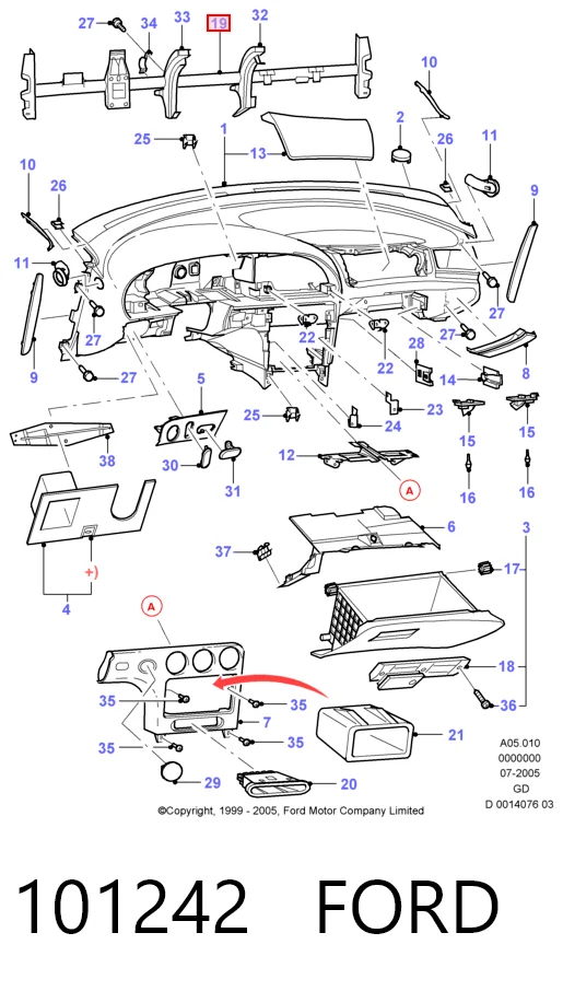 Купити Дзеркало праве Ford Fiesta Mk4 JAS, JBS