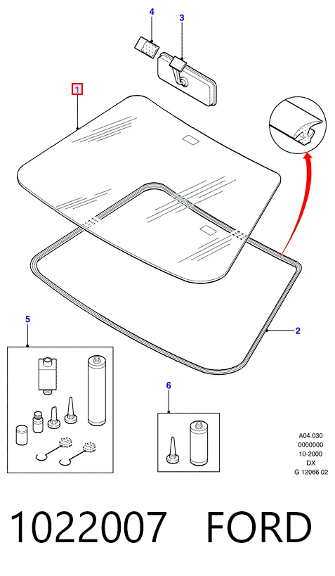 Купити Лобове скло Ford Fiesta Mk4 JAS, JBS