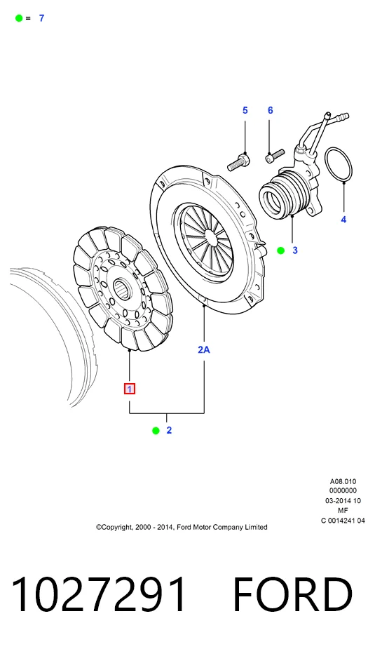 Купити Диск зчеплення Ford Mondeo III BWY
