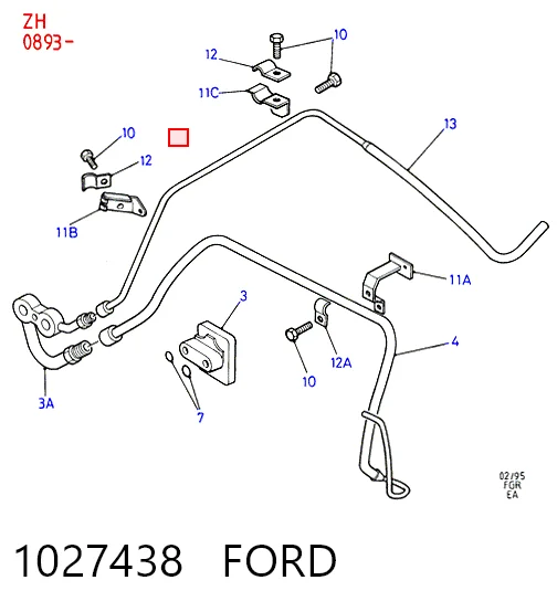 Компресор холодоагенту на Ford Escort VI GAL
