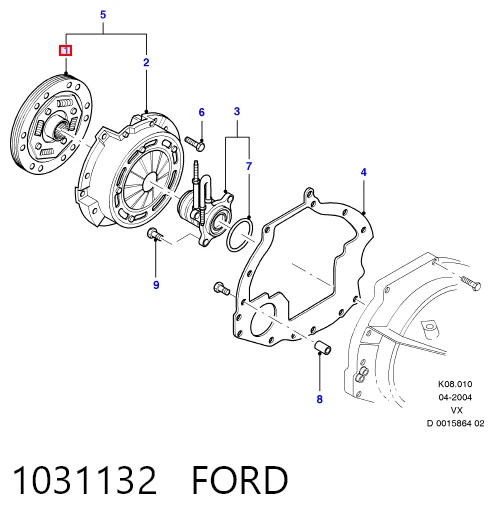 Диск зчеплення ведений Mecarm MD5086