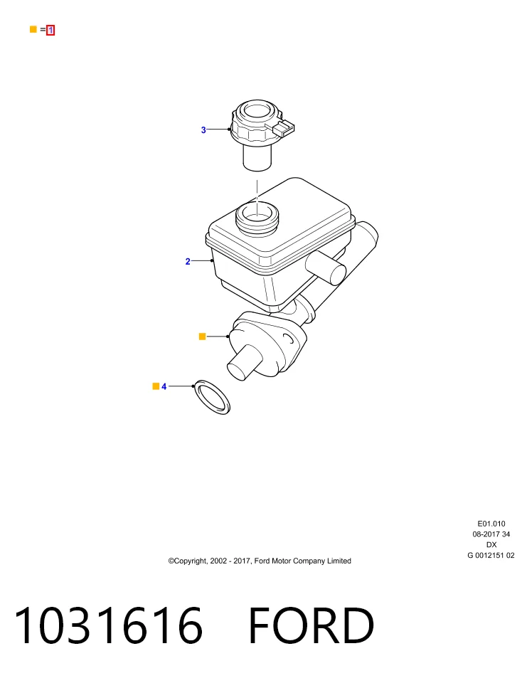 Купити Головний гальмівний циліндр Ford Fiesta Mk4 JAS, JBS