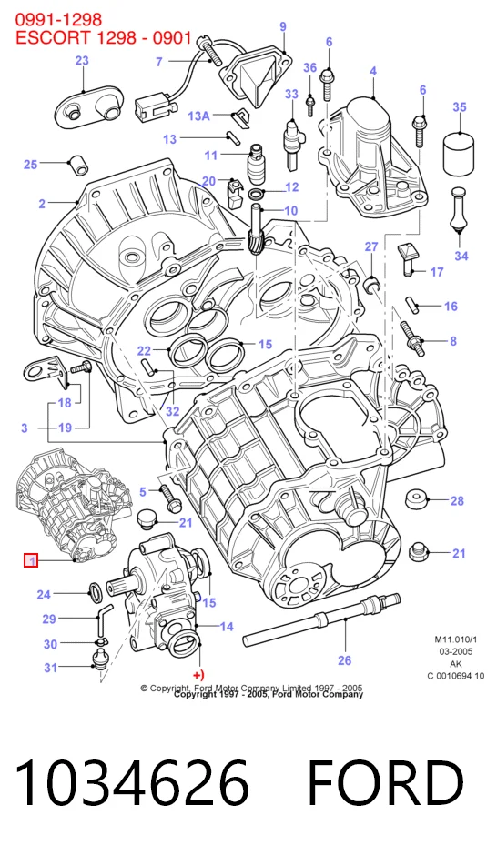 Купити Коробка передач Ford Escort VI GAL