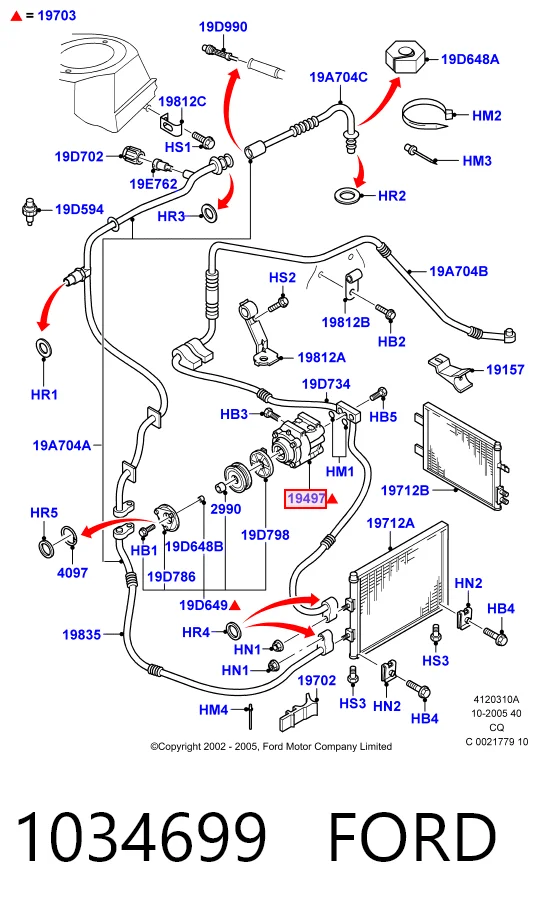  Компресор кондиціонера Ford Ka 