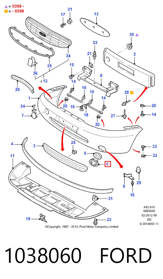 Обід (окантовка) фари противотуманної, правої Starline KH2554998 ціна, від 3.85 USD