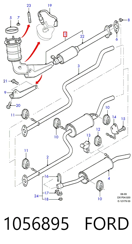 Гайка випускного колектора Peugeot/Citroen 526801 ціна, від 1.84 USD