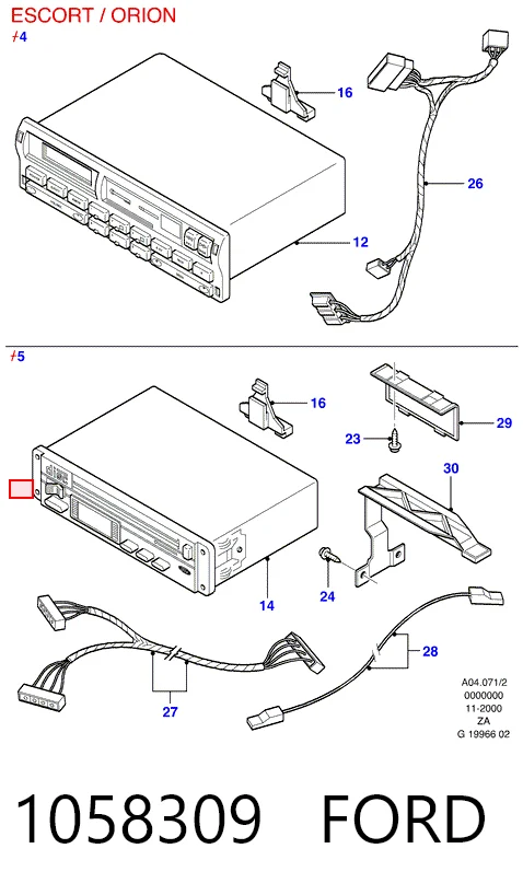  Ford YS6F18K876DA