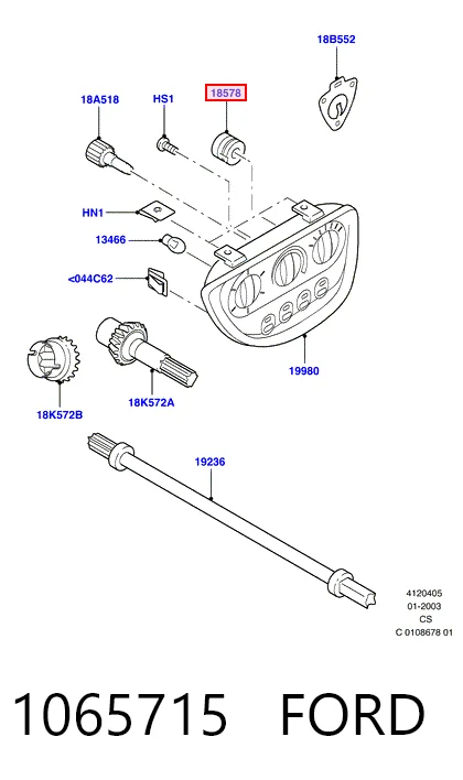 Резистор обігрівача Ford Focus I седан (DFW) (1999 - 2005) ціна, від 113.13 USD
