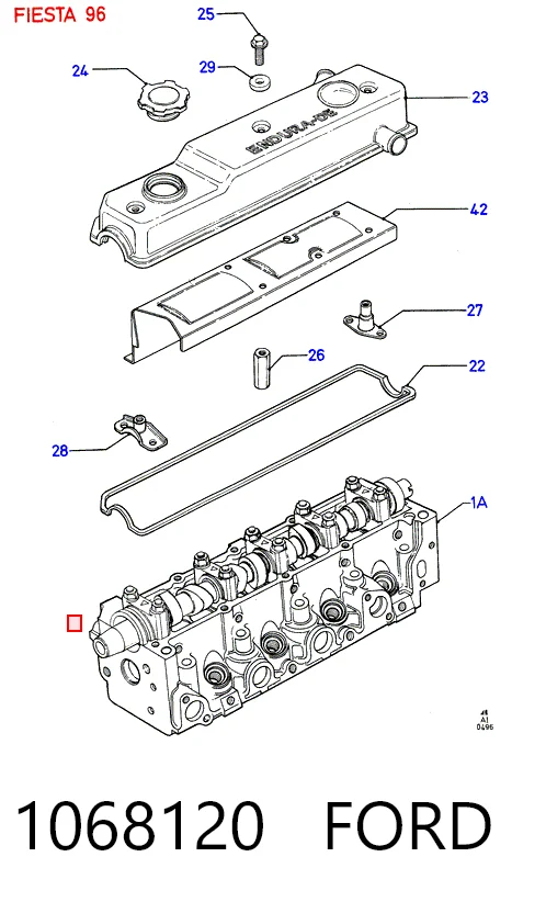 Прокладка під головку на Ford Escort VI GAL