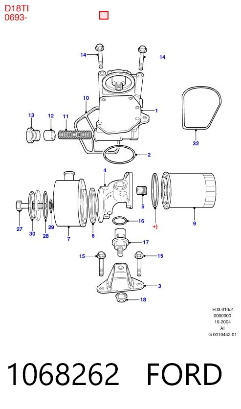 Помпа масляна Ford Escort V хетчбек (GAL) (1990 - 1992) ціна, від 311.27 USD