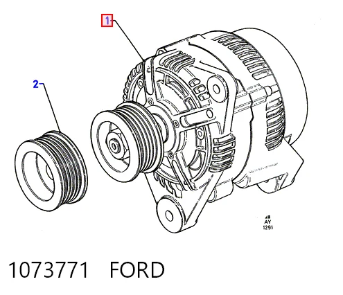 Генератор HC Parts CA1482 ціна, від 94.02 USD