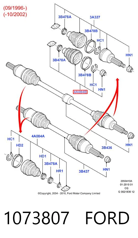 0036303 GKN-Spidan Пильник ШРУСа зовнішній, передній піввісі