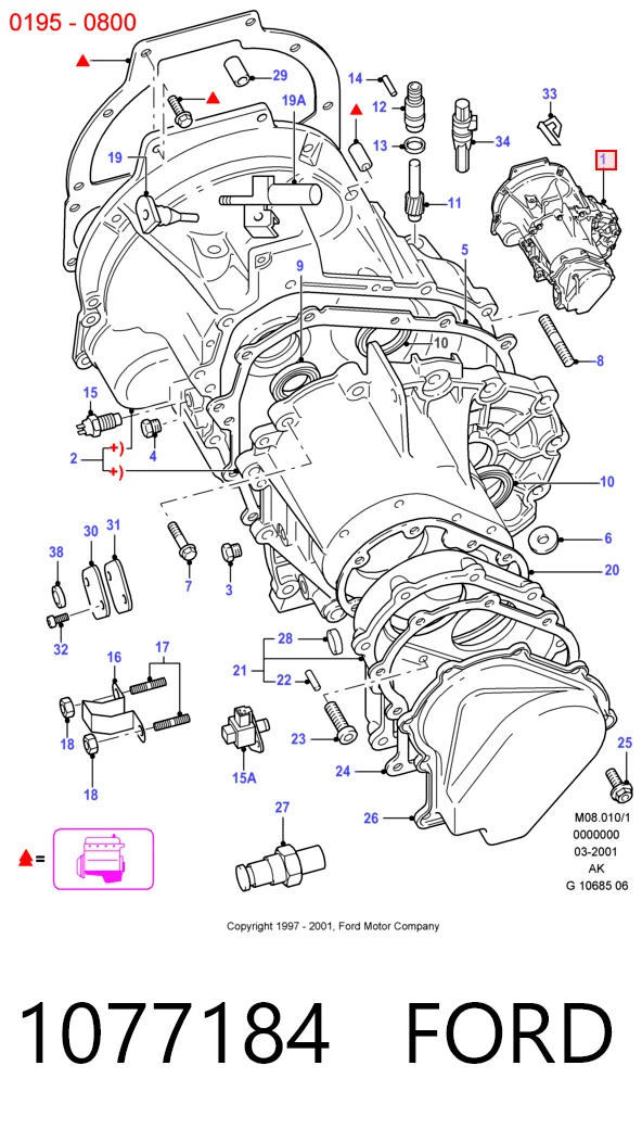 МКПП на Ford Escort VII GAL, ANL