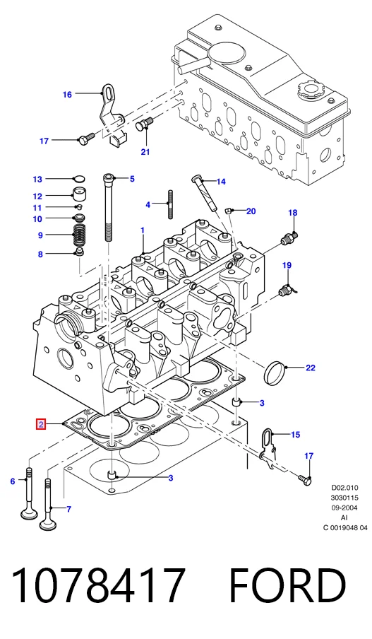 Прокладка ГБЦ Hyundai/Kia 1477467 ціна, від 22.03 USD
