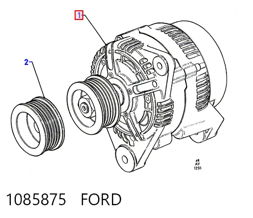 Купити CA1482 HC Parts Генератор