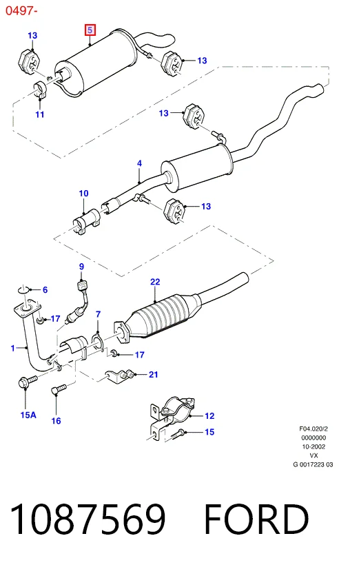 Вихлопна труба Asmet ASM07174 ціна, від 54.33 USD