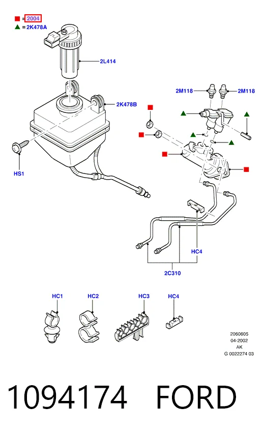 Циліндр головний гальма (Гідротормоз) Ford Focus I седан (DFW) (1999 - 2005) ціна, від 27.88 USD