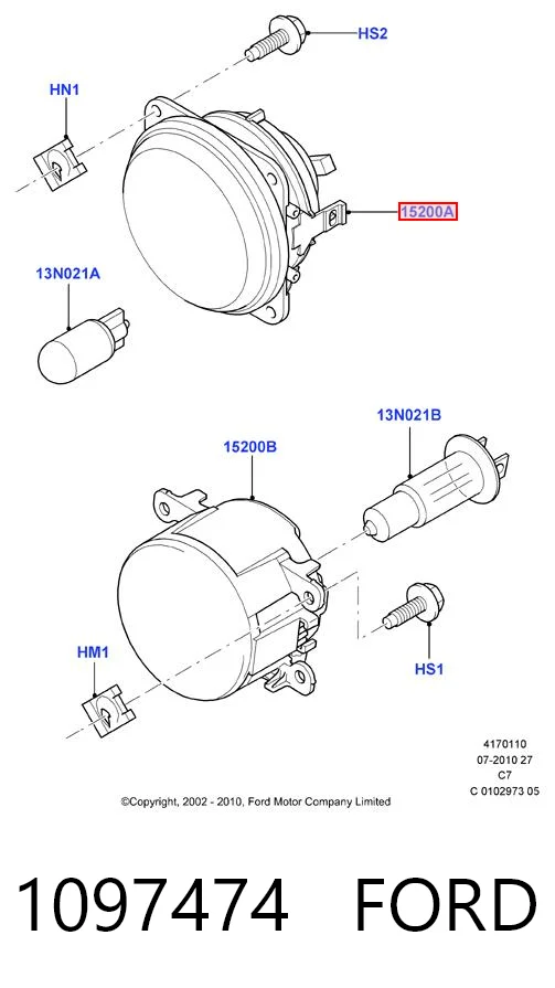 Купити M530430 Mars Tech Фара протитуманна, ліва=права