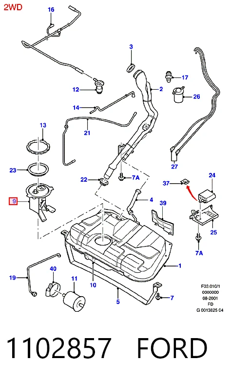Купити Бензонасос Ford Mondeo I GBP