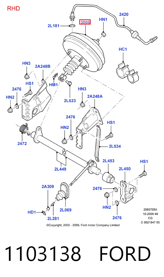 Вакуумника Ford Ka хетчбек (RBT) (1996 - 2008) ціна, від 669.78 USD
