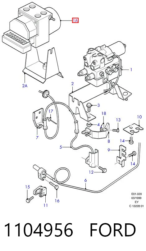 Купити Блок АБС Ford Transit IV E