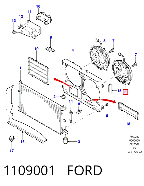 986338003 Bosch Електровентилятор радіатора