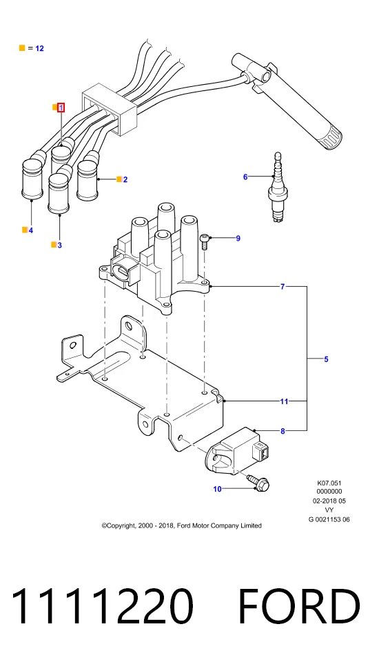 Дроти запалювання NGK RCFD1216 ціна, від 24.21 USD