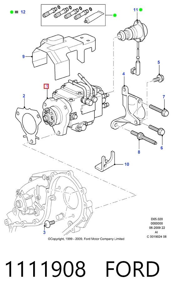 Насос паливний високого тиску Ford Fiesta Mk4 хетчбек (JAS, JBS) (1996 - 2002) ціна, від 178.37 USD