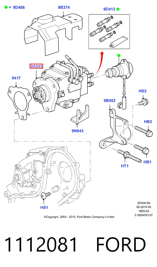 Купити Паливний насос високого тиску Ford Fiesta Mk4 JAS, JBS