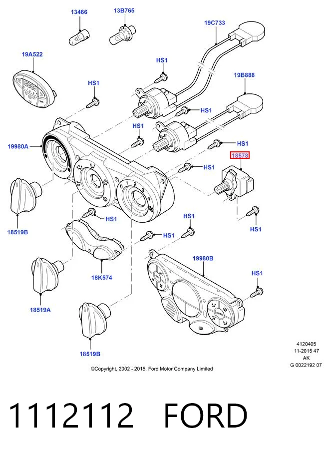  Резистор пічки Ford Focus 1