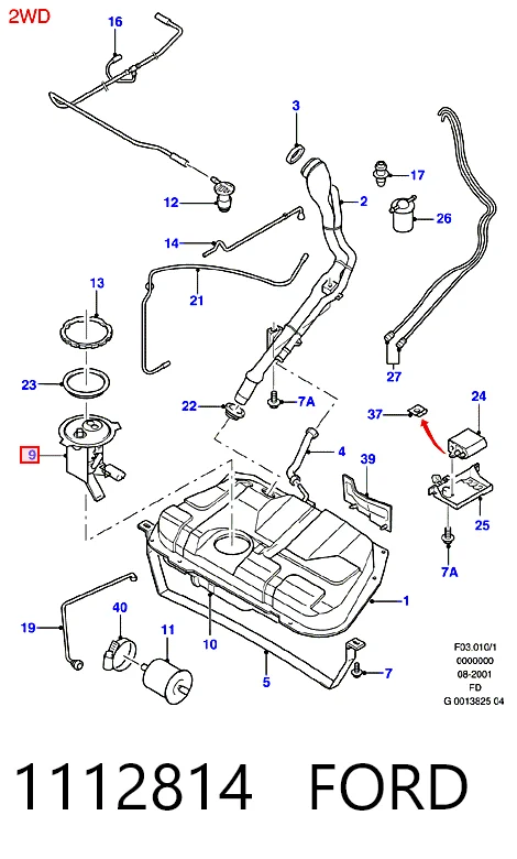Паливний насос Ford Mondeo I
