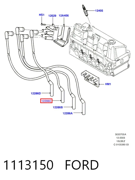 Дріт високовольтний Ford Fusion 