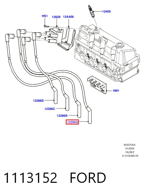 Купити MSK1304 Magneti Marelli Провід високовольтні, комплект