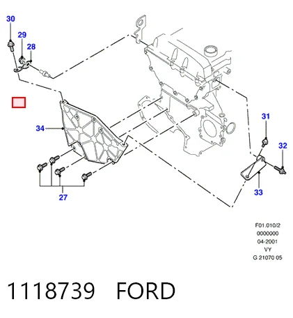 Права опора двигуна Ford Galaxy I VX