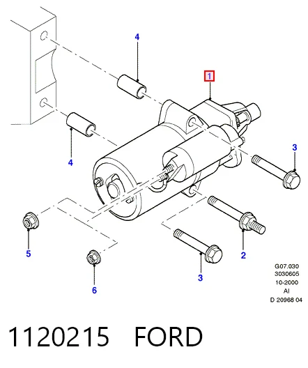 1120215 Ford Стартер двигуна
