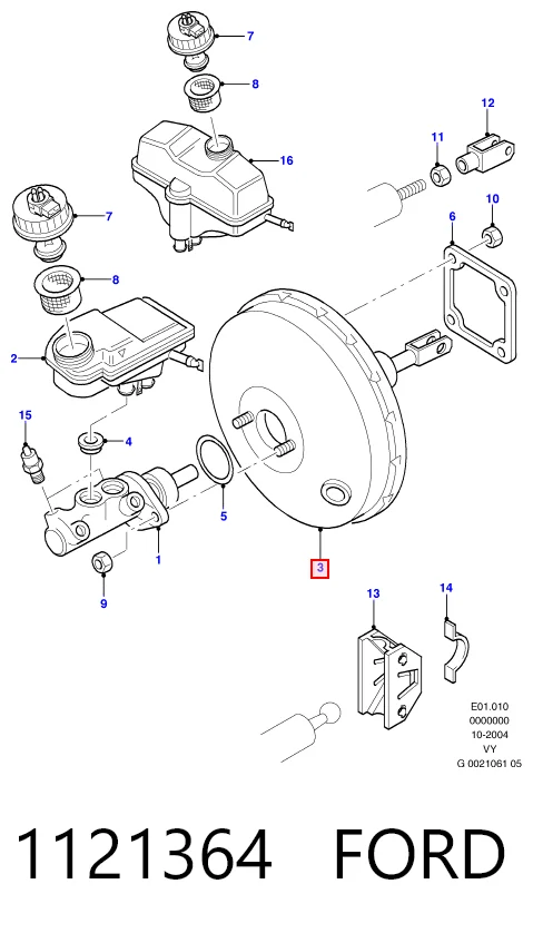 Вакуумника Ford Galaxy I VX мінівен (WGR) (1994 - 2000) ціна, від 127.18 USD