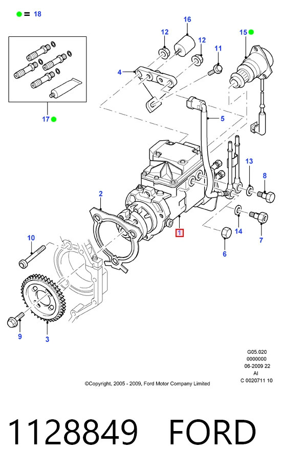 0986444020 Bosch Насос паливний високого тиску (ПНВТ)