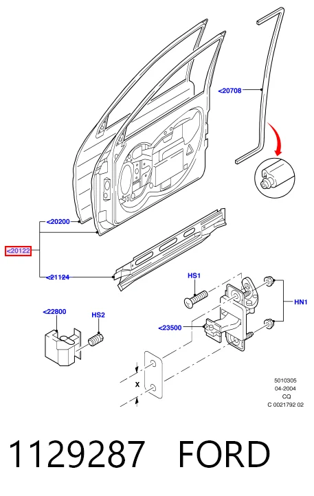 Дверь передня ліва на Ford Ka  RBT